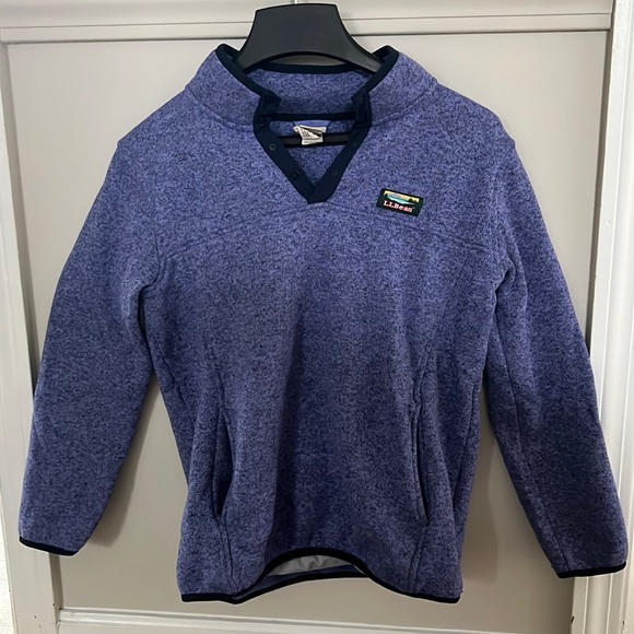 L.L.Bean Fleece Pullover - Picture 1 of 3